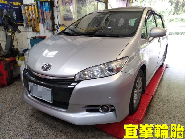 TOYOTA WISH SELENIA 5W40 輪胎對調