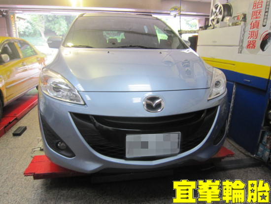 MAZDA 5 馬5 SELENIA 0W30 Goodyear EfficientGrip Performance 205/55/16 3D四輪定位