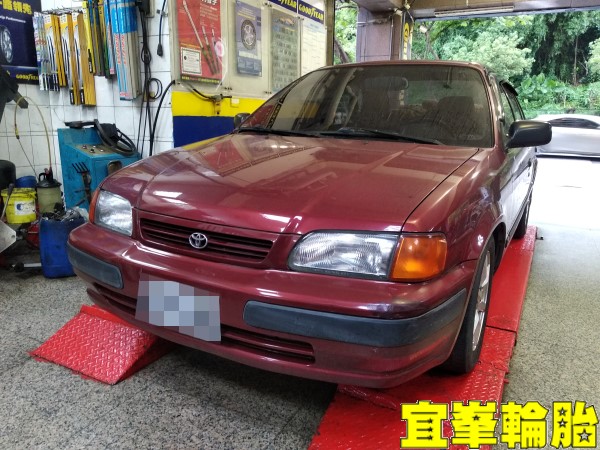 TOYOTA TERCEL SELENIA 5W40 Goodyear Assurance DuraPlus 2 185/60/14 3D四輪定位