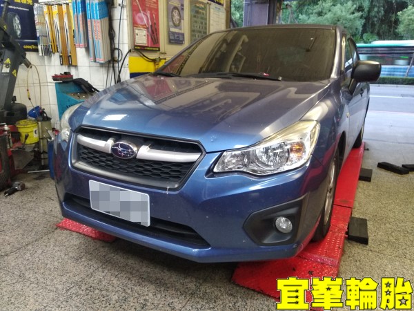 Subaru Impreza 車輛行駛異音 前輪軸承更換  3D四輪定位