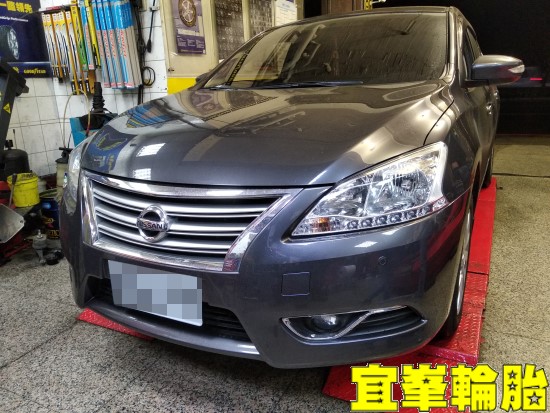 NISSAN SENTRA Goodyear AssuranceTripleMax2 205/55/16 胎圈最佳化平衡 3D四輪定位