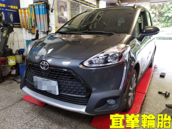 TOYOTA SIENTA ORO W417 OE螢幕安裝