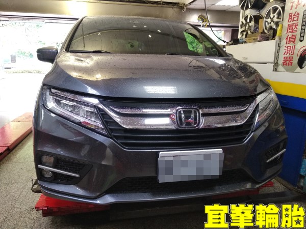 Honda 美規 Odyssey TUTELA TOP 4/S 煞車油脈衝式更換 輪胎對調