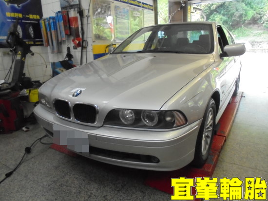 BMW E39 自備TPMS極致安裝  3D四輪定位