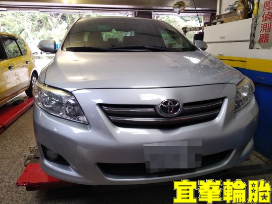 TOYOTA ALTIS 碟盤鏽蝕 碟盤車銷研磨