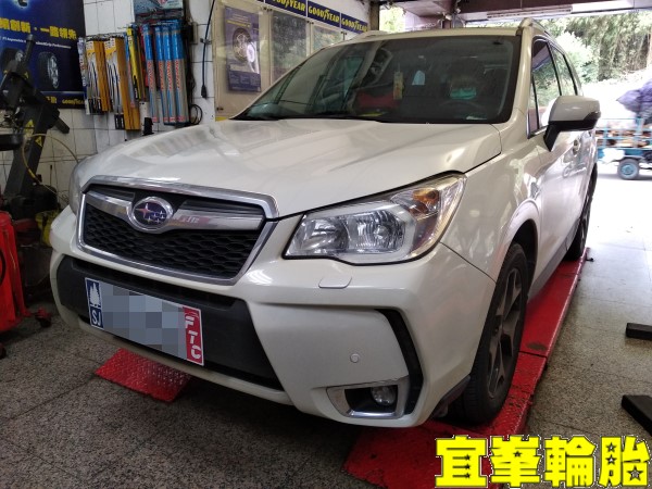 Subaru Forester Ravenol DXG 5W30 輪胎對調 TUTELA TOP 4/S 煞車油脈衝式更換 DYNAMAX COOL 11 60%水箱精