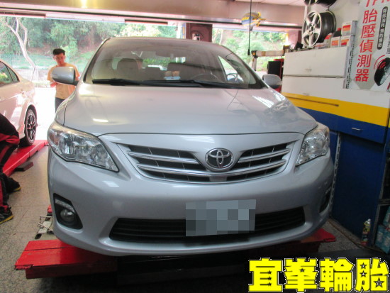 TOYOTA ALTIS ORO W417 盲塞式TPMS極致安裝