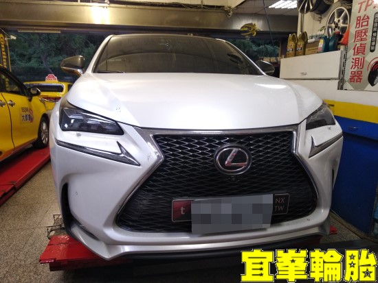 LEXUS NX200T Continental PremiumContact6 PC6 235/55/18  3D四輪定位