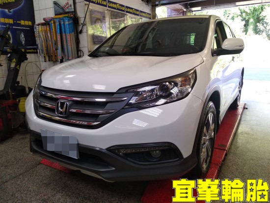 HONDA CR-V Yokohama GEOLANDAR CV G058 225/60/18 3D四輪定位 SENFINECO 9980空調清潔劑